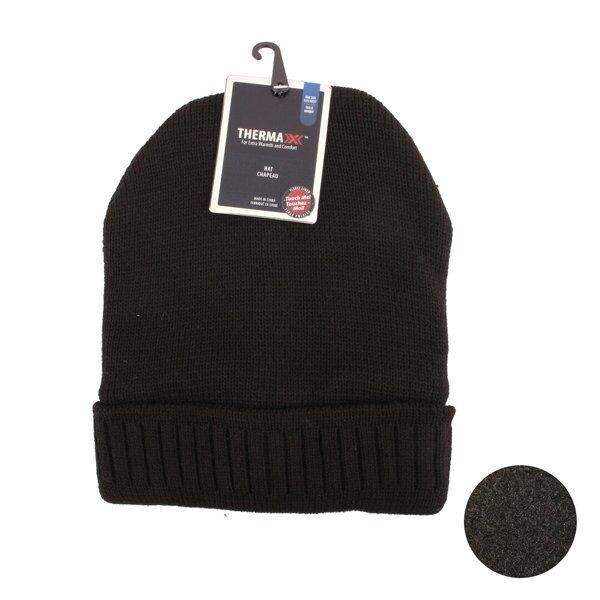 THERMAXXX MEN'S HAT 1 PK WITH FLEECE LINING