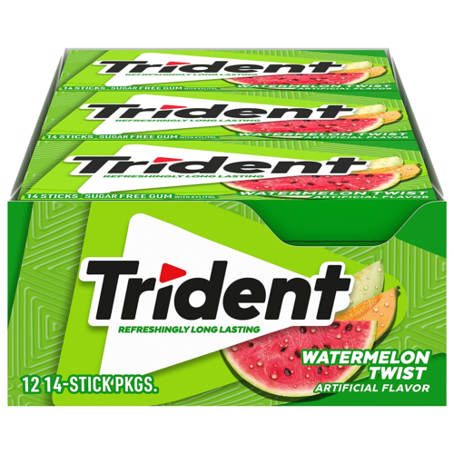 TRIDENT GUM 14 STK WATERMELON TWIST