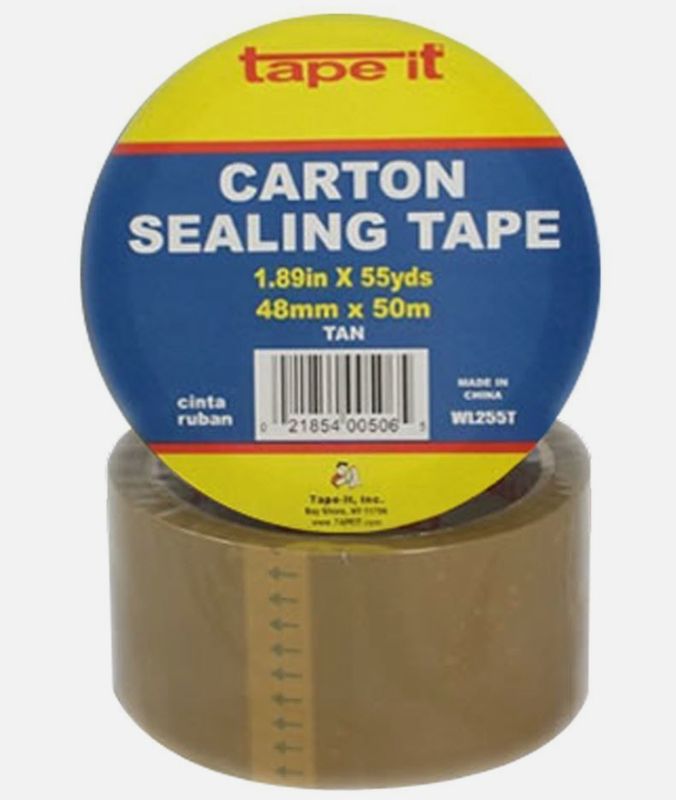 TAPE IT PACKING TAPE 2 IN X 55 YD TAN