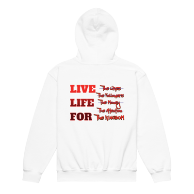 Do it for the Kingdom: Youth heavy blend hoodie