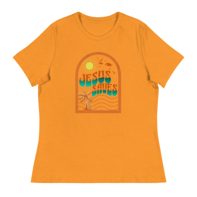 Jesus Saves: Women&#39;s Relaxed T-Shirt