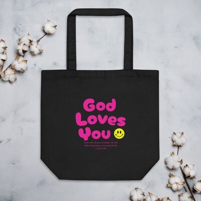 God Loves You: Eco Tote Bag