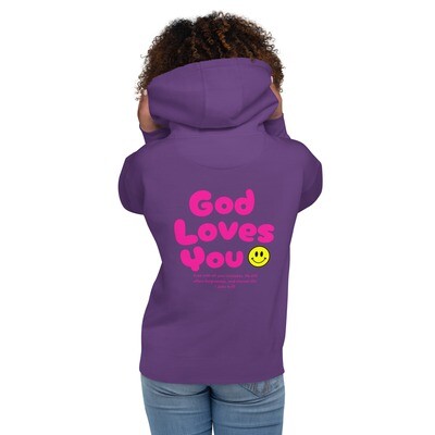 God Loves You: Unisex Hoodie