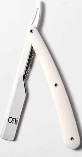 Straight Razor Holder - White