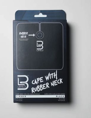 Professional Rubber Neck Cutting Cape Black