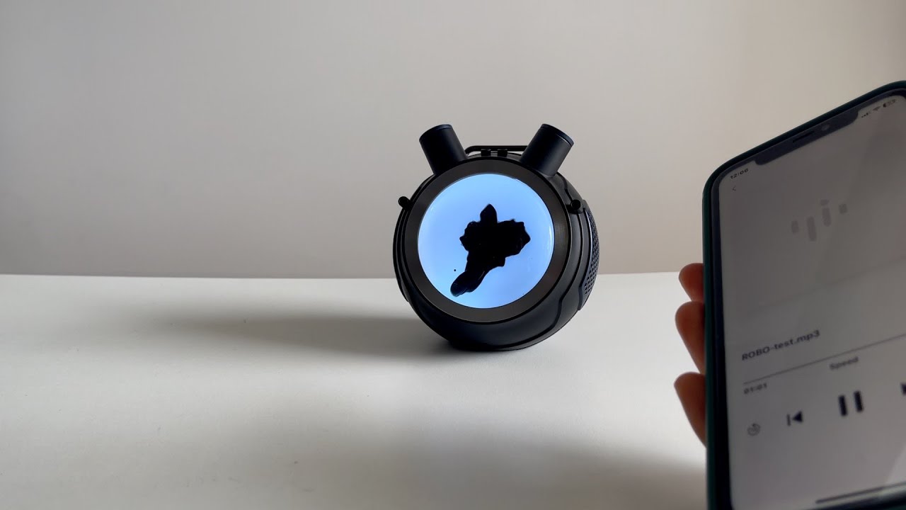 SPIROK ROBO: Magnetic Art Display with Ferrofluid Dancing
