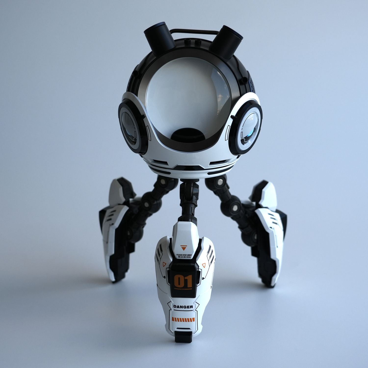 spirok ROBO with mecha stand 磁性流体 SPIROK Mecha Stand: for ROBO and BALL