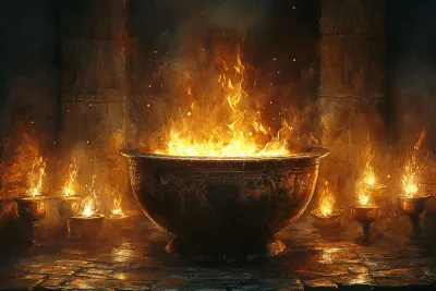 Le Chaudron des Sorcières Blanches Angéliques