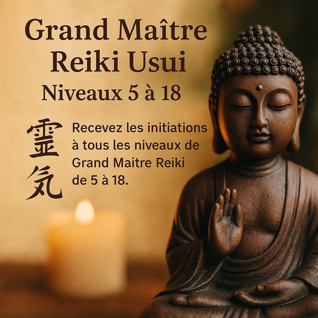 Formation Grand Maître Reiki Usui – Niveaux 5 à 18