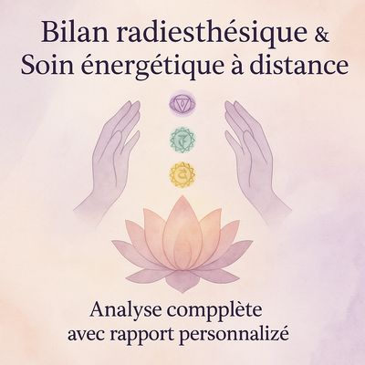 Bilan radiesthésique avec soin énergétique à distance Bilan radiesthésique avec soin énergétique à distance