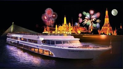 White Orchid Dinner Cruise FREE FLOW BEER - iconsiam/asiatique