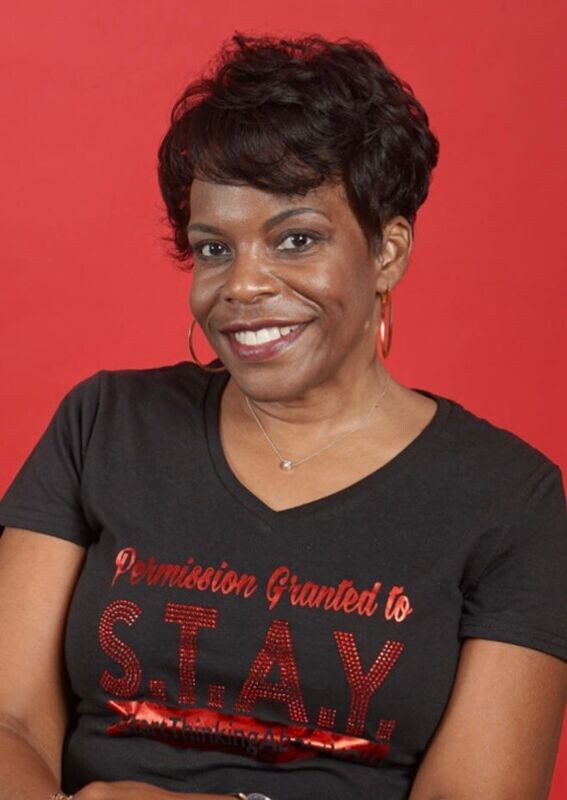 Permission Granted to S.T.A.Y.#StartThinkingAboutYOU®️ Bling V Neck T-shirt