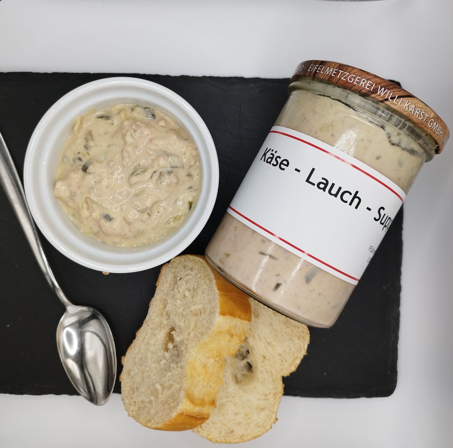 Käse-Lauch Suppe