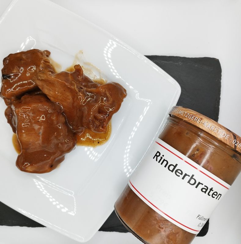 Rinderbraten mit Soße