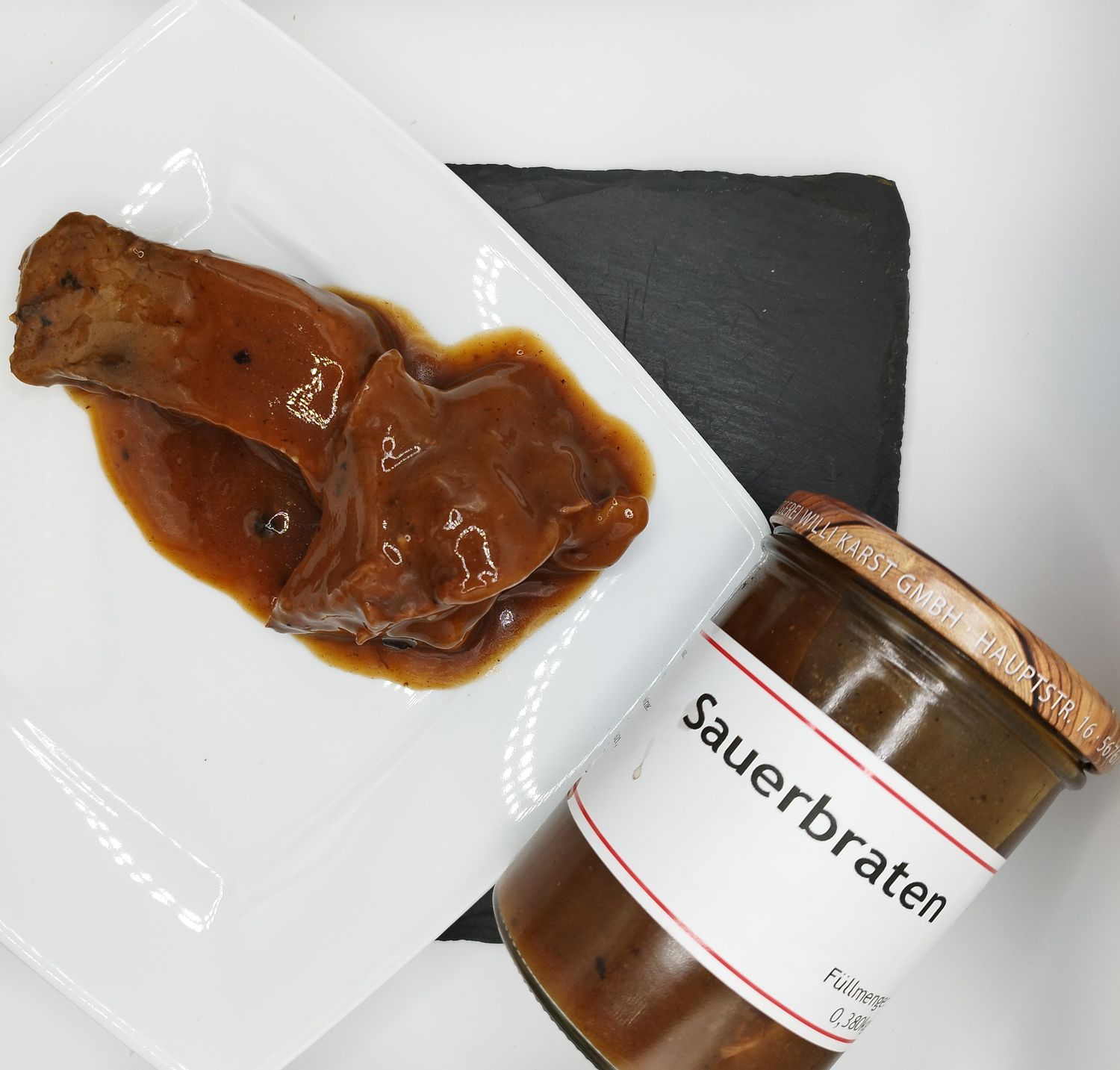 Sauerbraten mit Soße