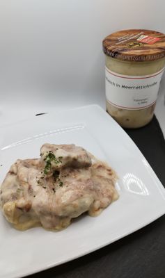Rindfleisch in Meerrettichsoße