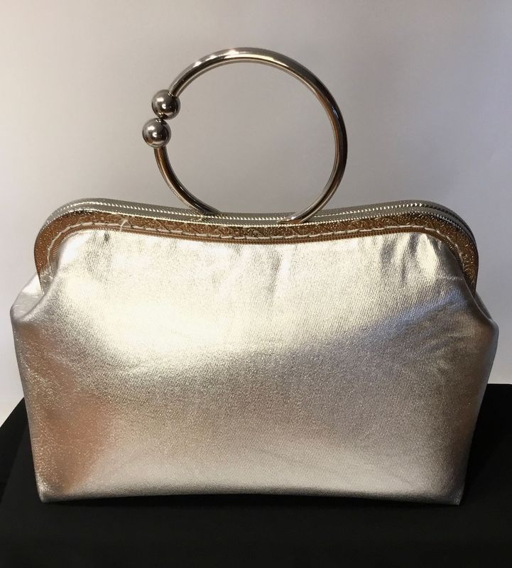 Bolso de mano plata An30X18 X9cnt