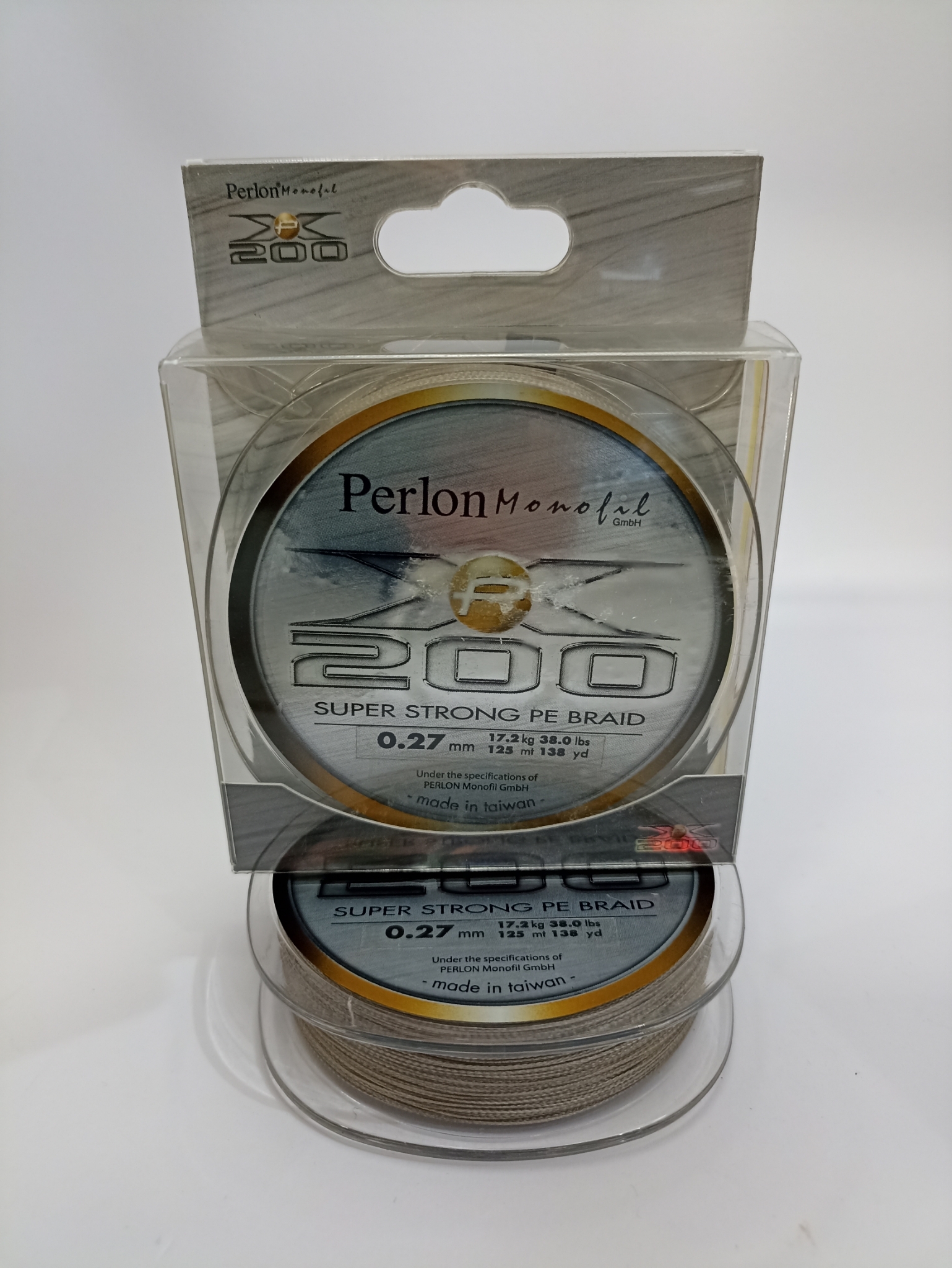 Trecciato Perlon X200 125mt Silver