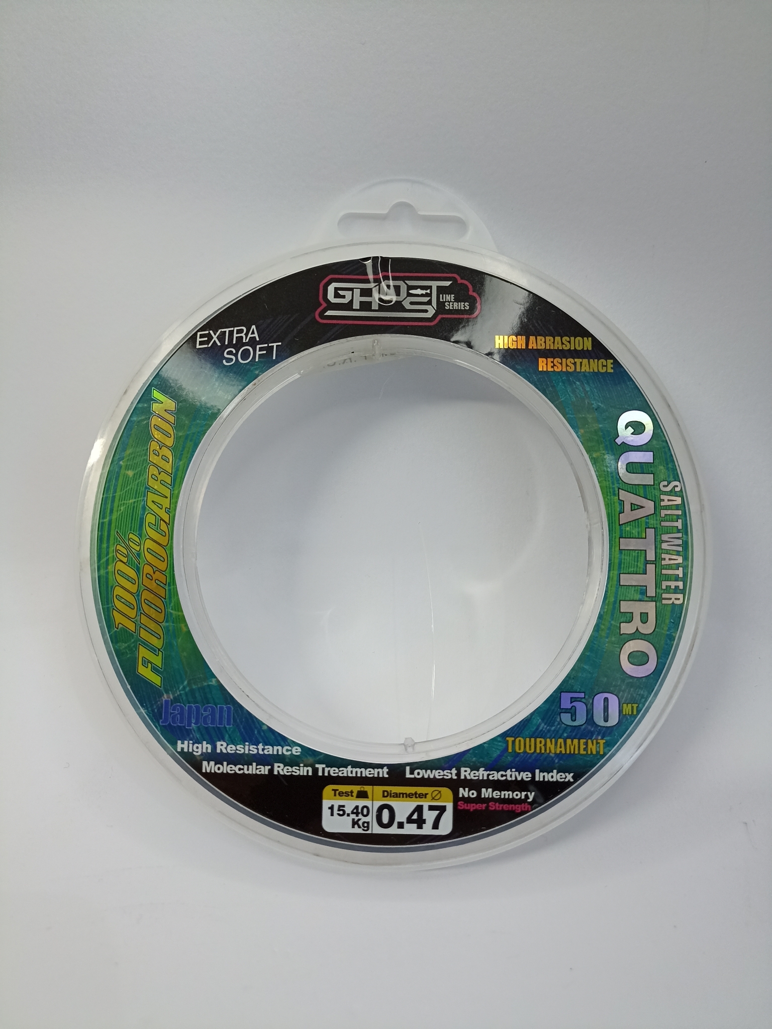 Ghost Quattro 100% Fluorocarbon 50mt