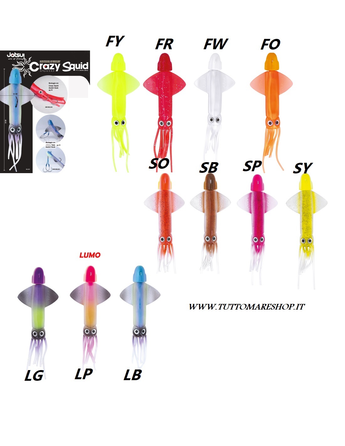 Jatsui Crazy Squid 120gr - IN OFFERTA!