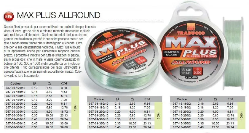 Trabucco Max Plus Allround 300m