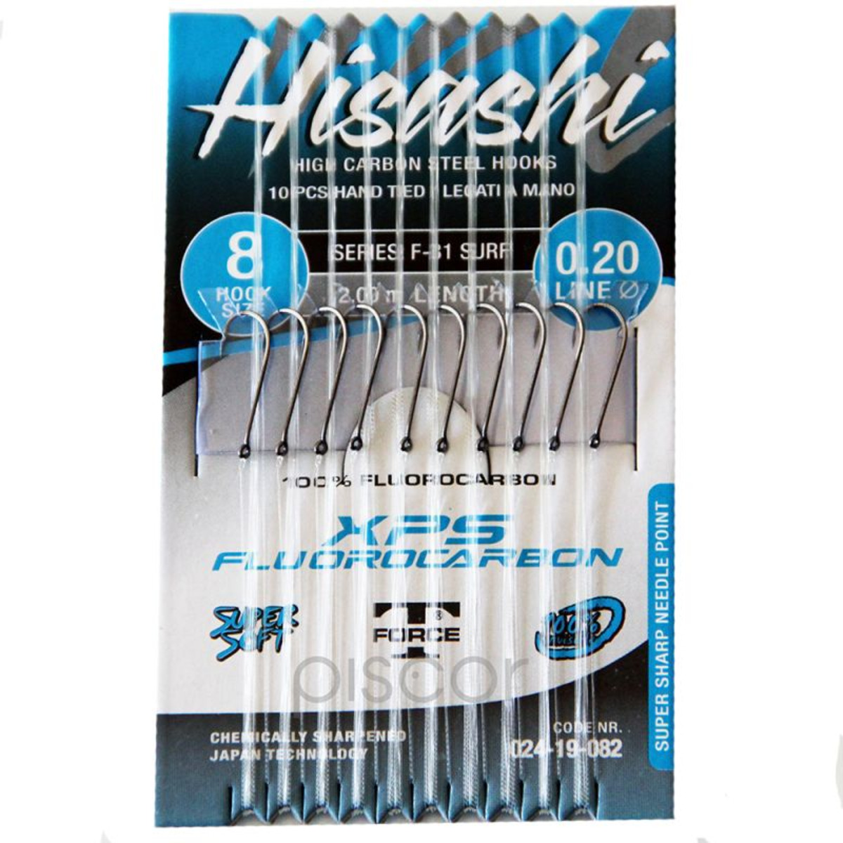 Trabucco Hisashi F-31 Surf legati con Fluorocarbon 200cm