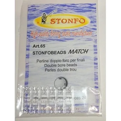 Stonfo Perline Doppio Foro per Finali