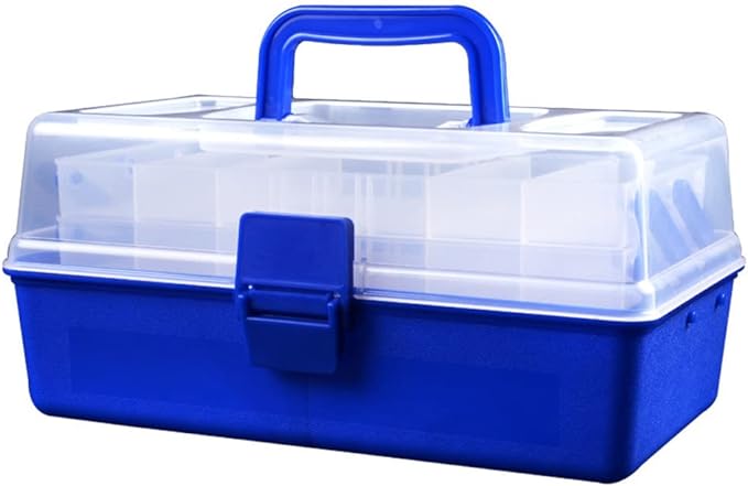 Cassetta 2 ripiani Porta Accessori da Pesca