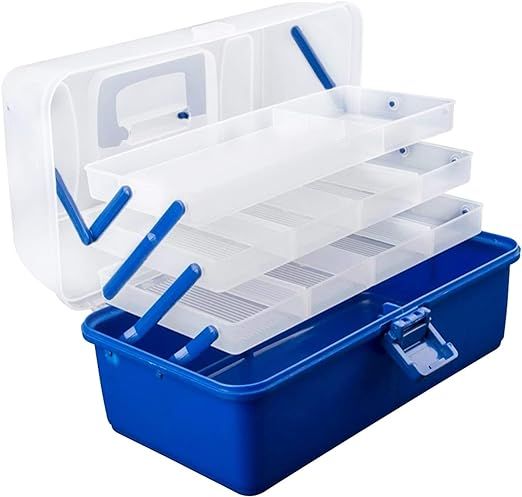 Cassetta 3 ripiani Porta Accessori da Pesca