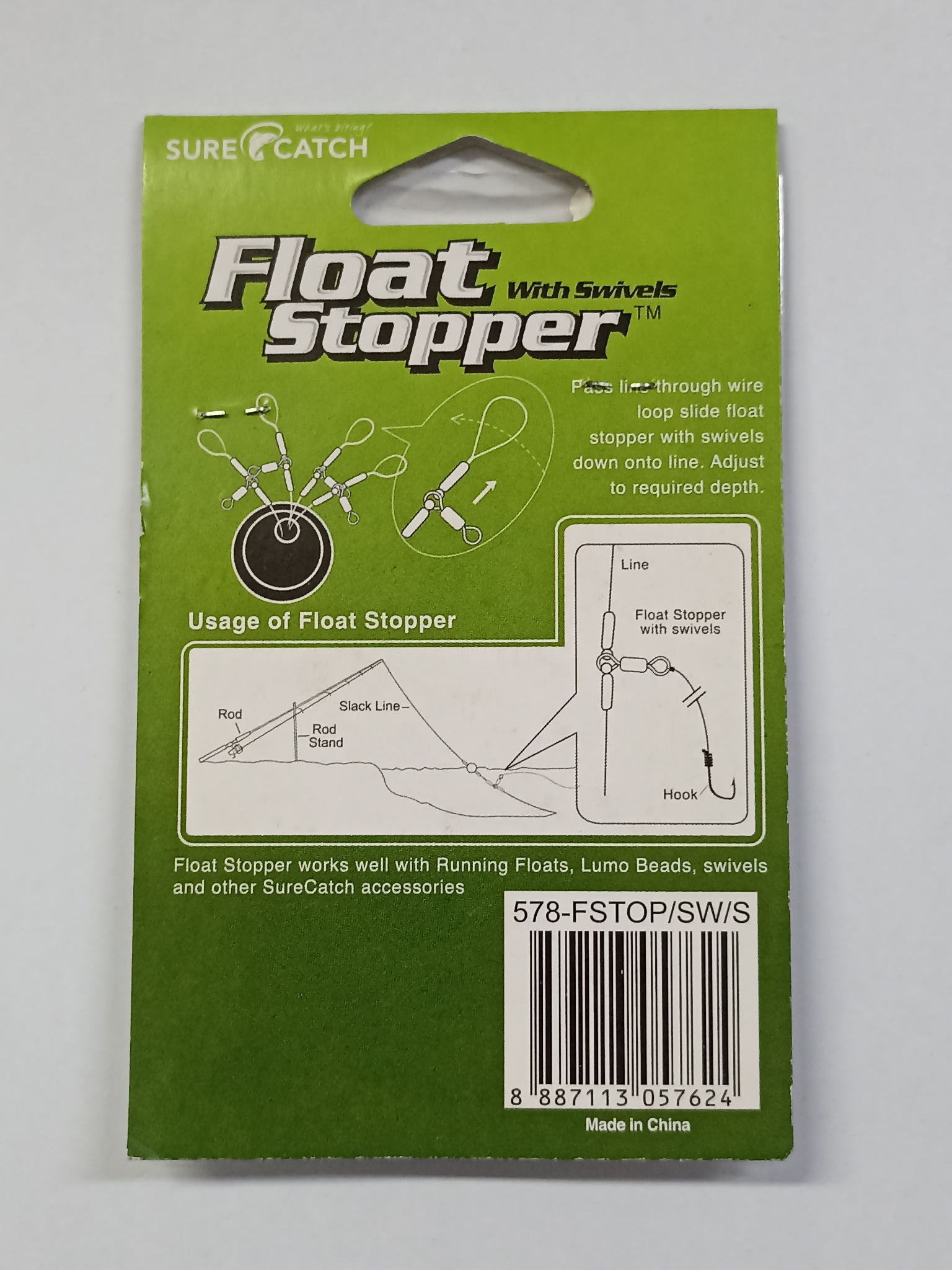 Float Stopper with Swivel