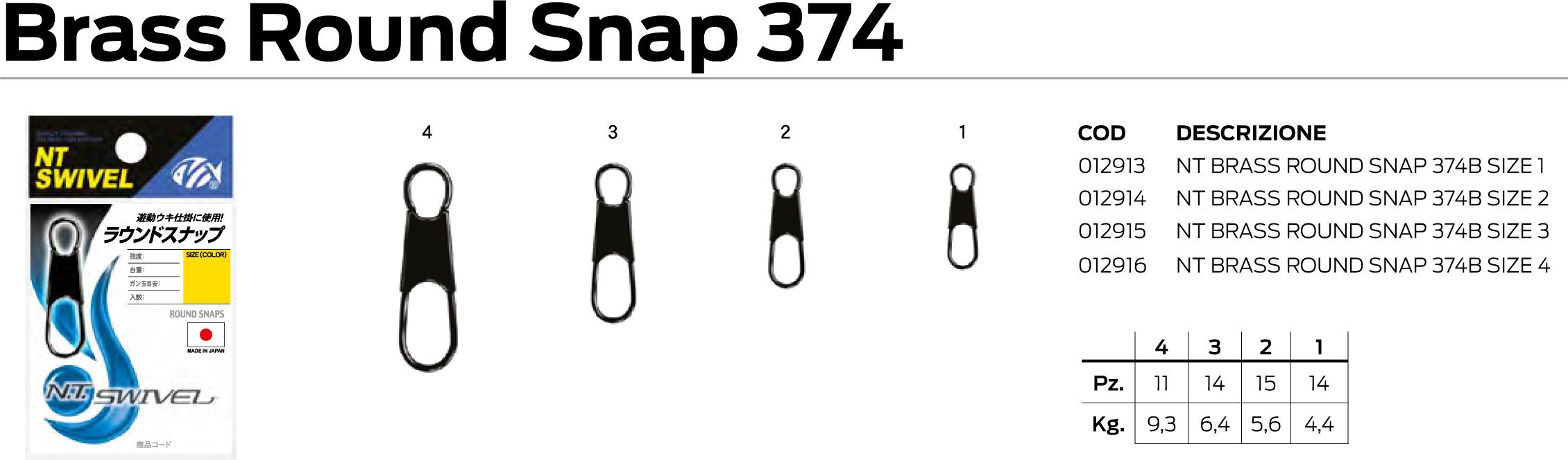 NT Swivel -Tataki Snap - size 2