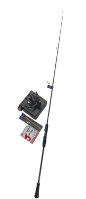 Combo Jigging 8: Kali Kunnan Mythic Hoist Slow Jigging + DAIWA 20 BG MQ 14000-H-ARK + Daiwa J-Braid X8 300 mt Multicolor 0.28 mm + Mezashi Slim Jig Combo Jigging 8: Kali Kunnan Mythic Hoist Slow Jigging + DAIWA 20 BG MQ 14000-H-ARK + Daiwa J-Braid X8 300 mt Multicolor 0.28 mm + Mezashi Slim Jig