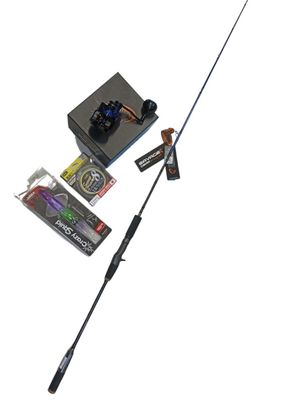 Combo Jigging 7: Savage Gear SGS6 Slow Jigging + Savage Gear SGS10 LD Jigging + Duel Super X-Wire 8 300 mt Multicolor 0.24 mm + Jatsui Crazy Squid Combo Jigging 7: Savage Gear SGS6 Slow Jigging + Savage Gear SGS10 LD Jigging + Duel Super X-Wire 8 300 mt Multicolor 0.24 mm + Jatsui Crazy Squid