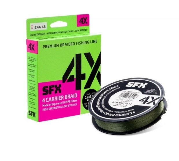 Sufix SFX 4X 135 mt - Low Vis Green