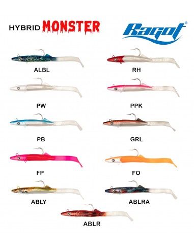 Raglou Hybrid Monster 180 - 101  gr - CF 2 PEZZI
