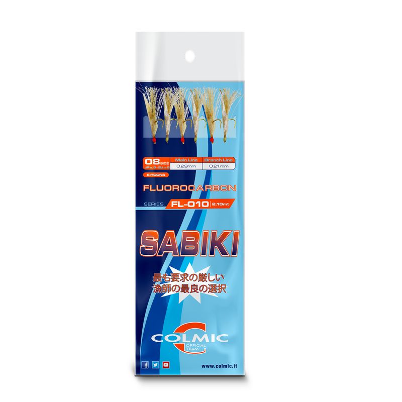 Colmic Sabiki FL-010  n.10 - 2.10 ( 6 ami)