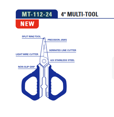 MUSTAD 4" 3 in 1 MINI TOOL