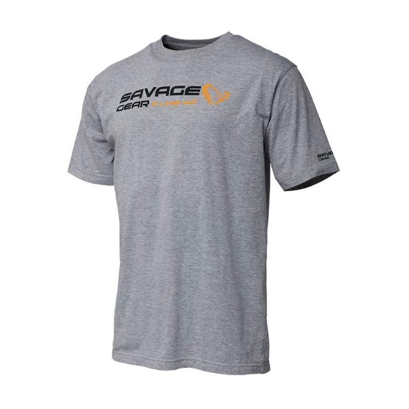 Savage Gear Signature Logo T-Shirt - Grey Melange