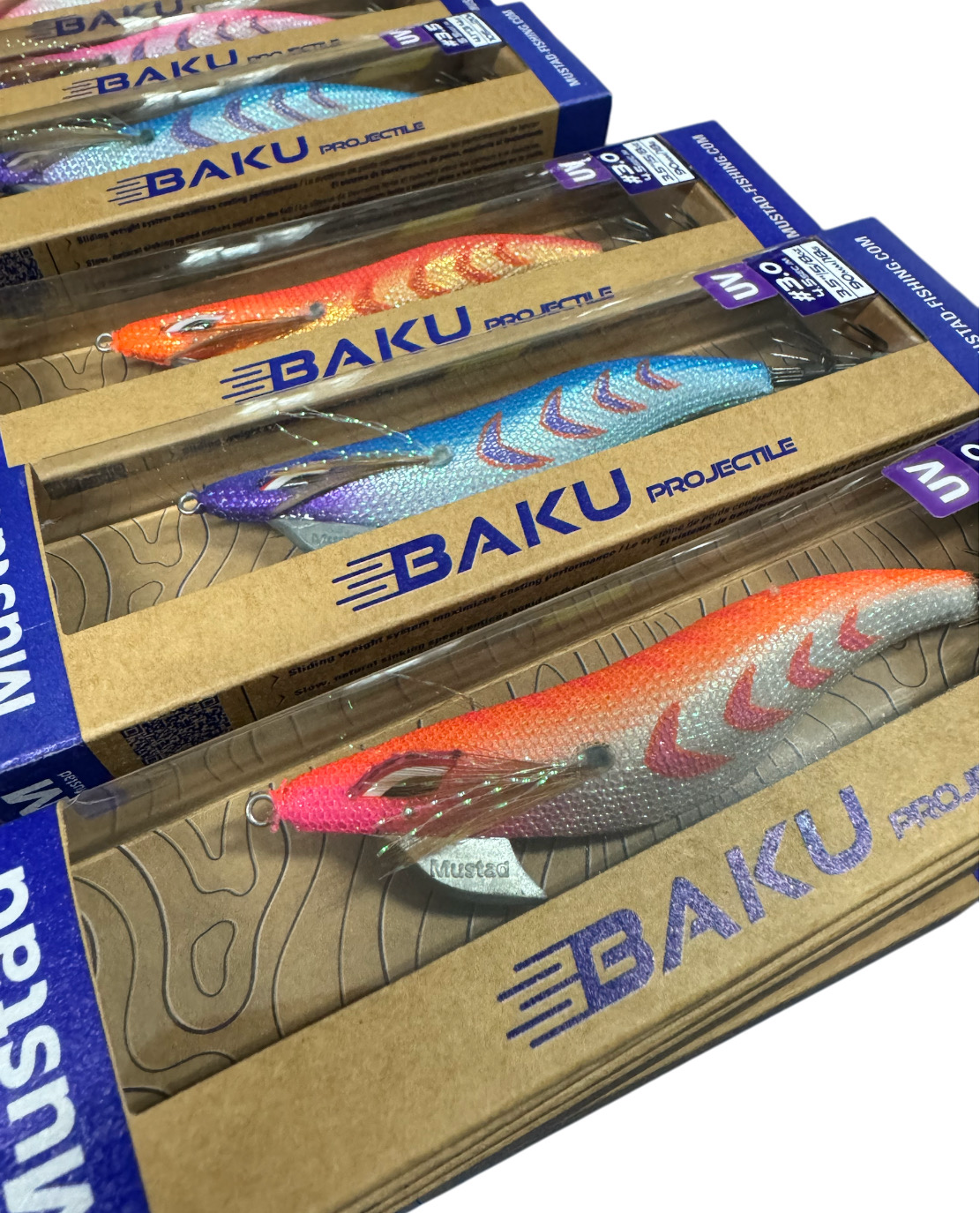 Mustad Baku Squid Jig - Size #3.0 - 90mm - 18g - 3.5sec/m