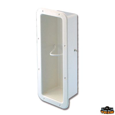 Nicchia porta estintore con elastico di fermo