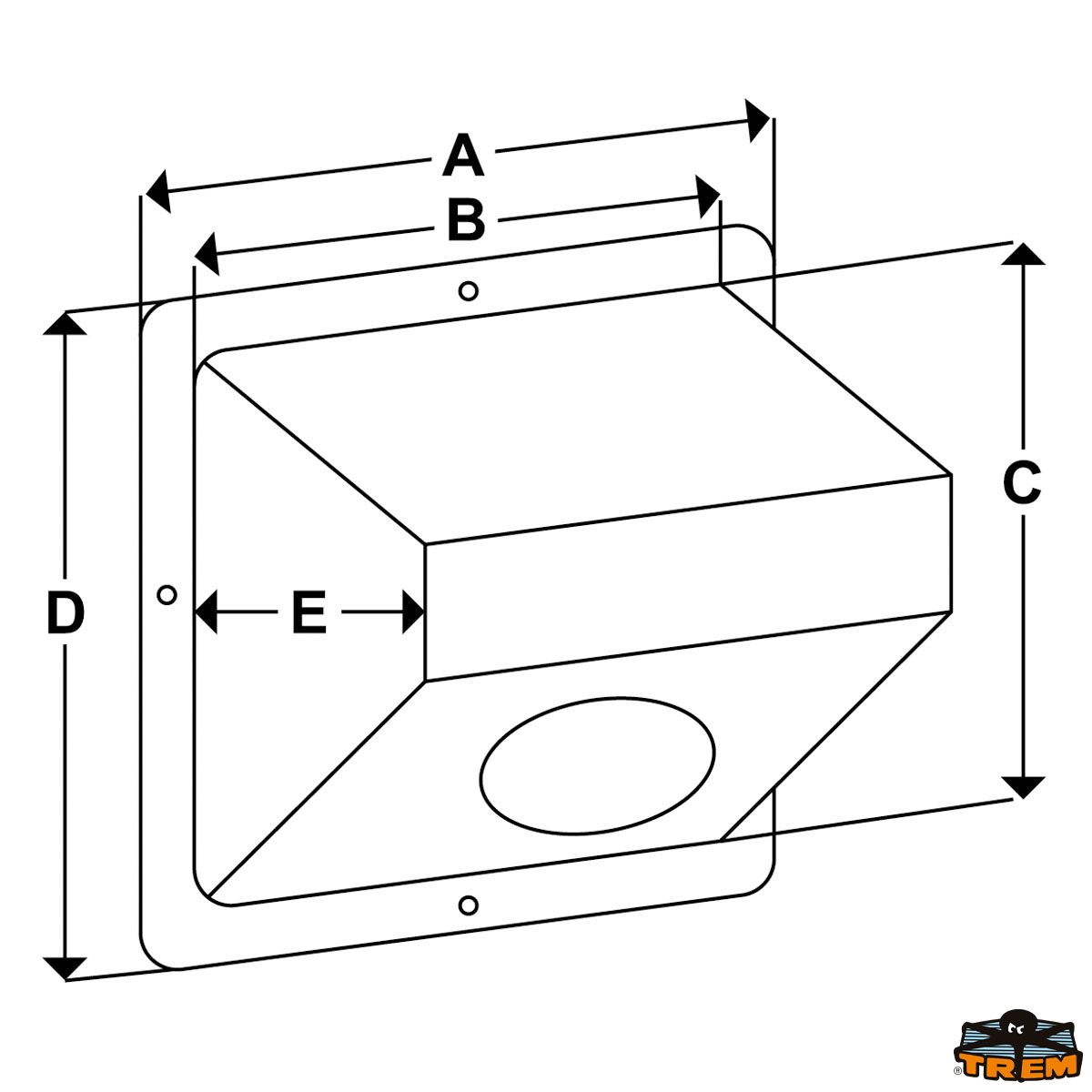 VANO AD INCASSO BIANCO