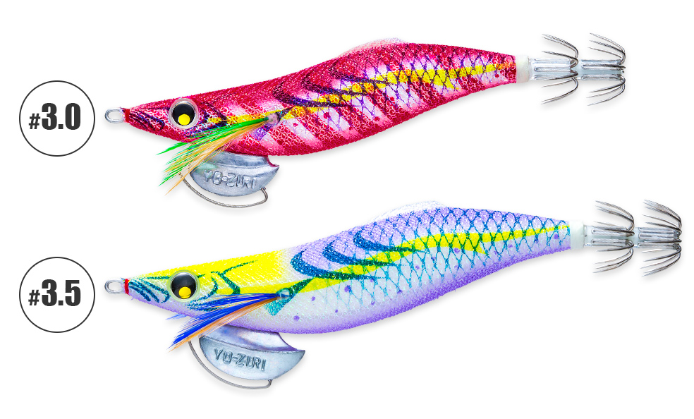 YO-ZURI EGI AURIE-Q® LC(LONG CASTING) SLOW A1775 - 	#3.5 - 20.5g - 5.5 sec/m