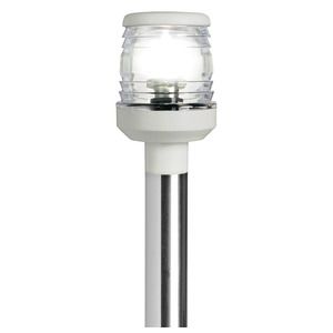 Fanale 360 con Asta 100 cm inox a Parete