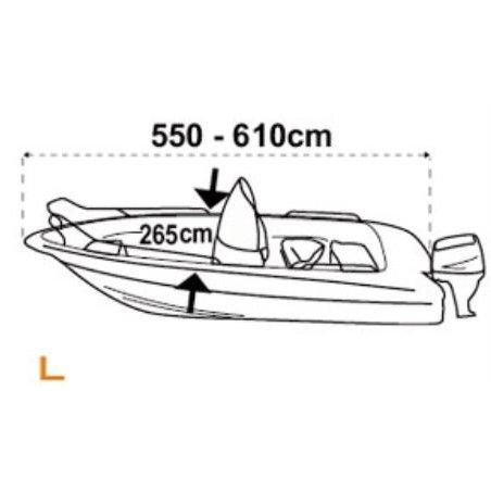 TELO COPRI BARCHE COVY LINE L