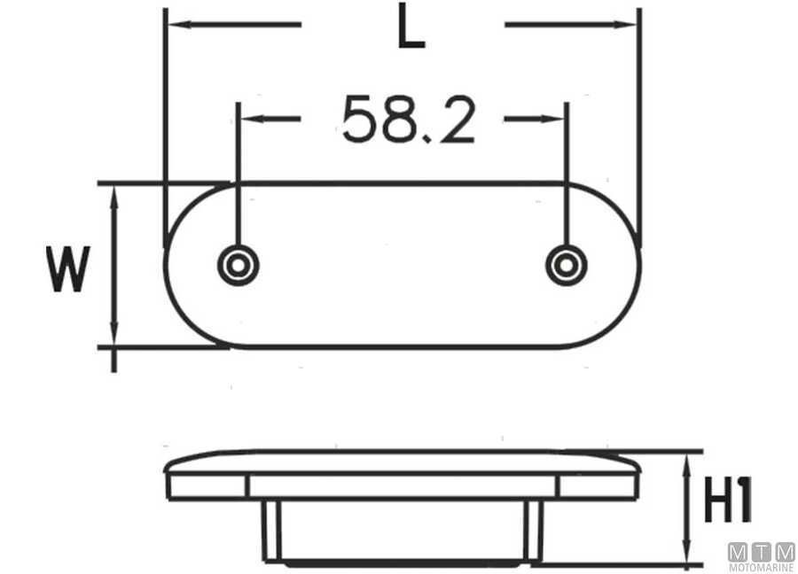 LUCE IMPERMEABILE LED ELLIPTIC FLUSH PL