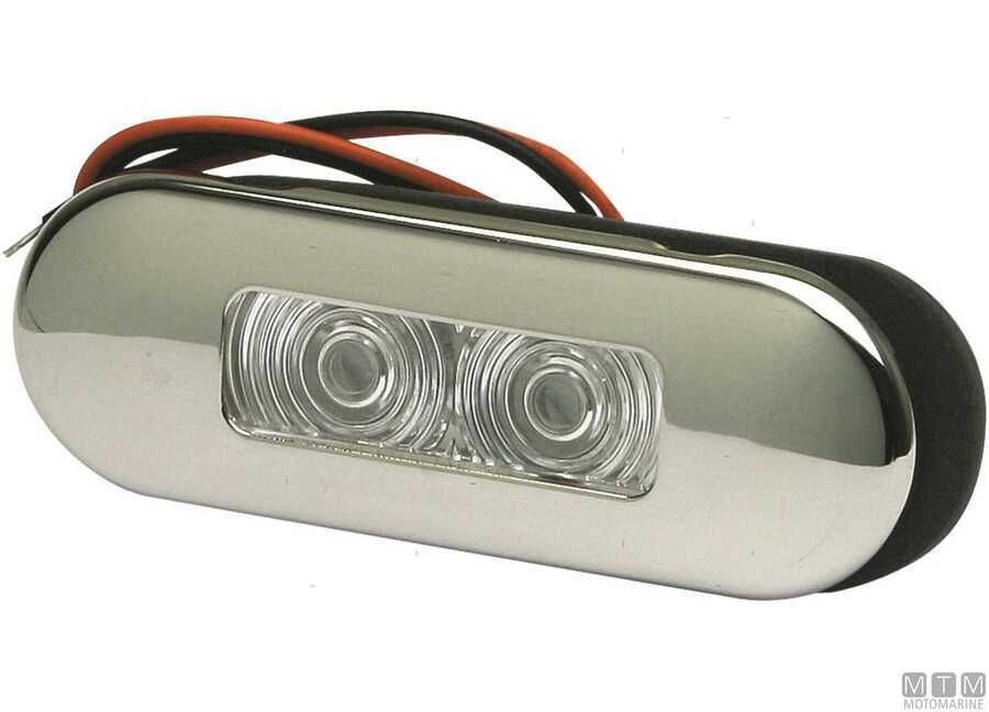 LUCE IMPERMEABILE LED ELLIPTIC FLUSH INOX