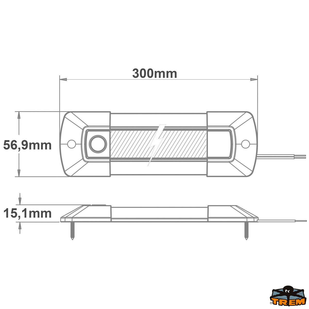 Plafoniera a LED 300mm