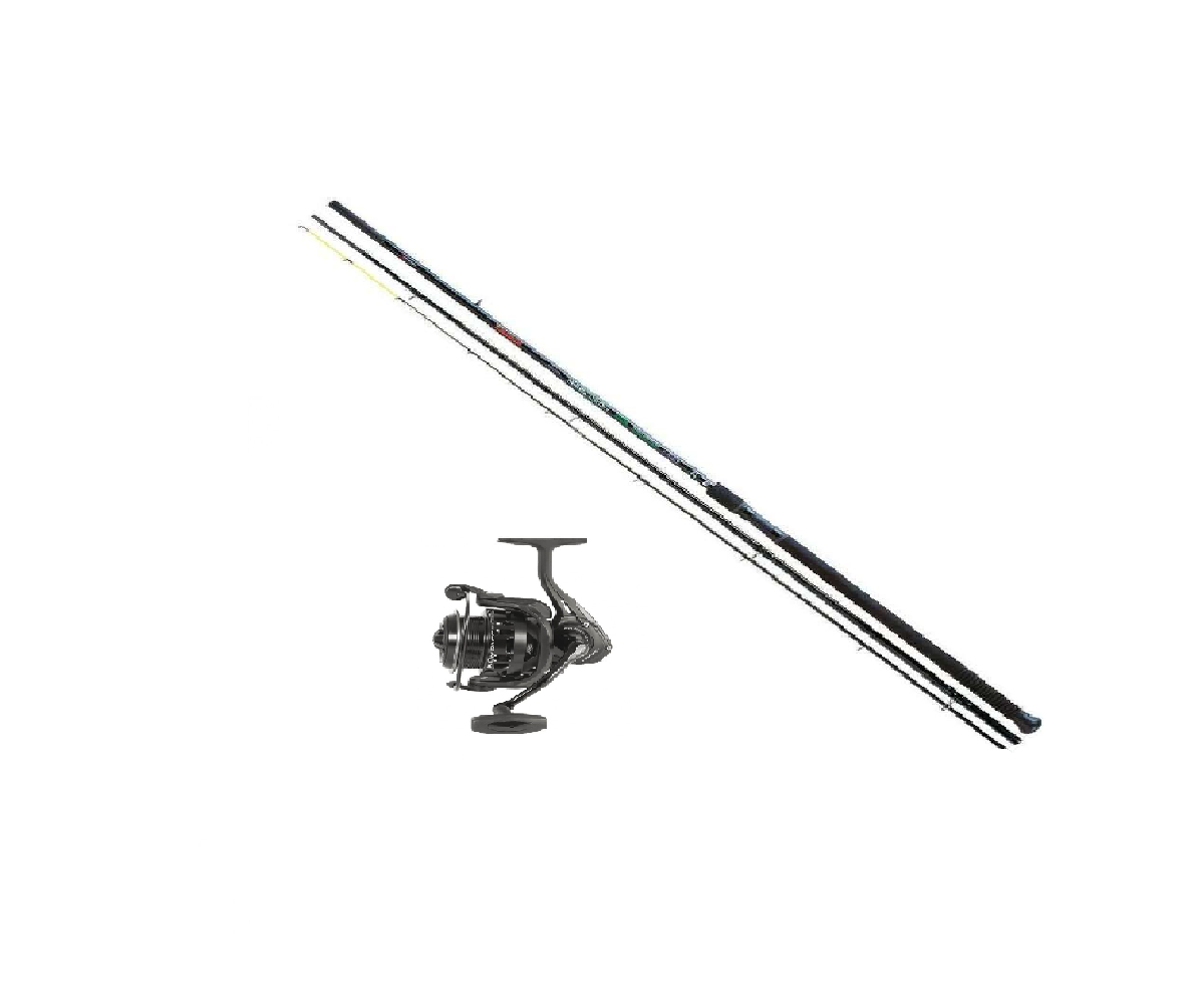 Combo Feeder 1: Trabucco Precison RPL Feeder evo 3.60 90gr + Mulinello Trabucco Kompass 5500