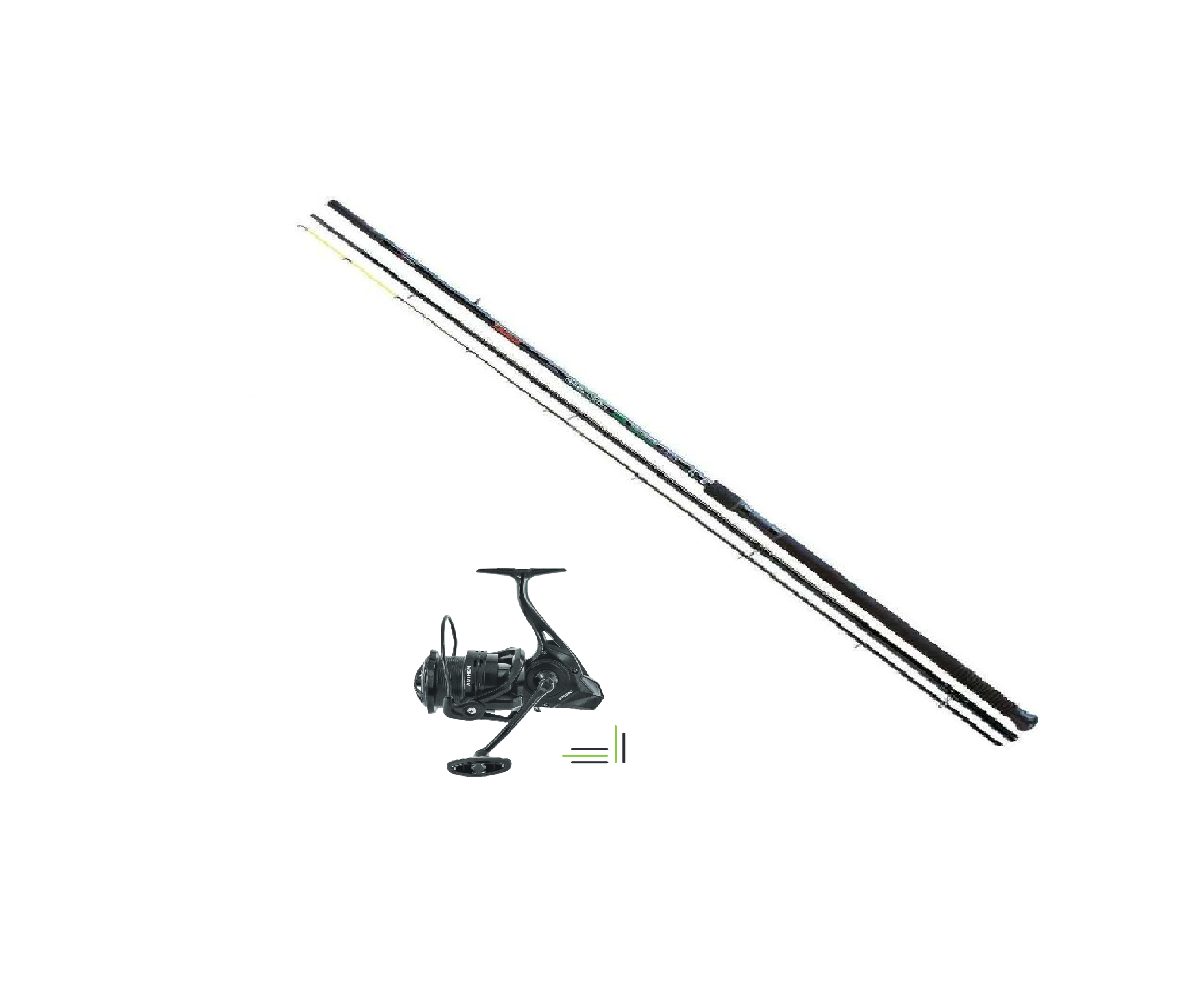 Combo Feeder 2: Trabucco RPL Feeder Evo 3.60mt - 90gr + Mulinello Wax Anthem 5000