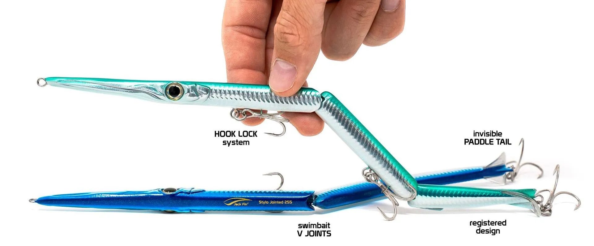 JackFin Stylo 255 Jointed - 25.5cm - 33gr - Sinking